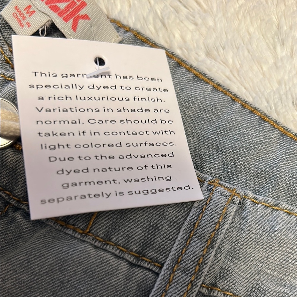 Mazik Light Gray Wide Leg Jeans - Picture 6 of 10
